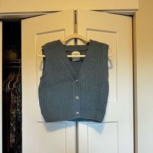 Abercrombie & Fitch Light Blue Knit Sweater